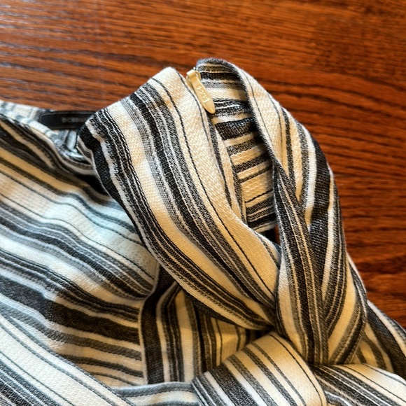 BCBG Maxazria striped asymmetrical midi skirt - Picture 8 of 14